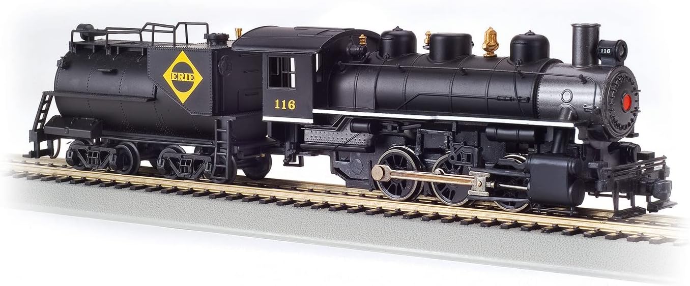 Bachmann Trains - USRA 0-6-0 w/Smoke & Vanderbilt Tender - Erie #116 - HO Scale