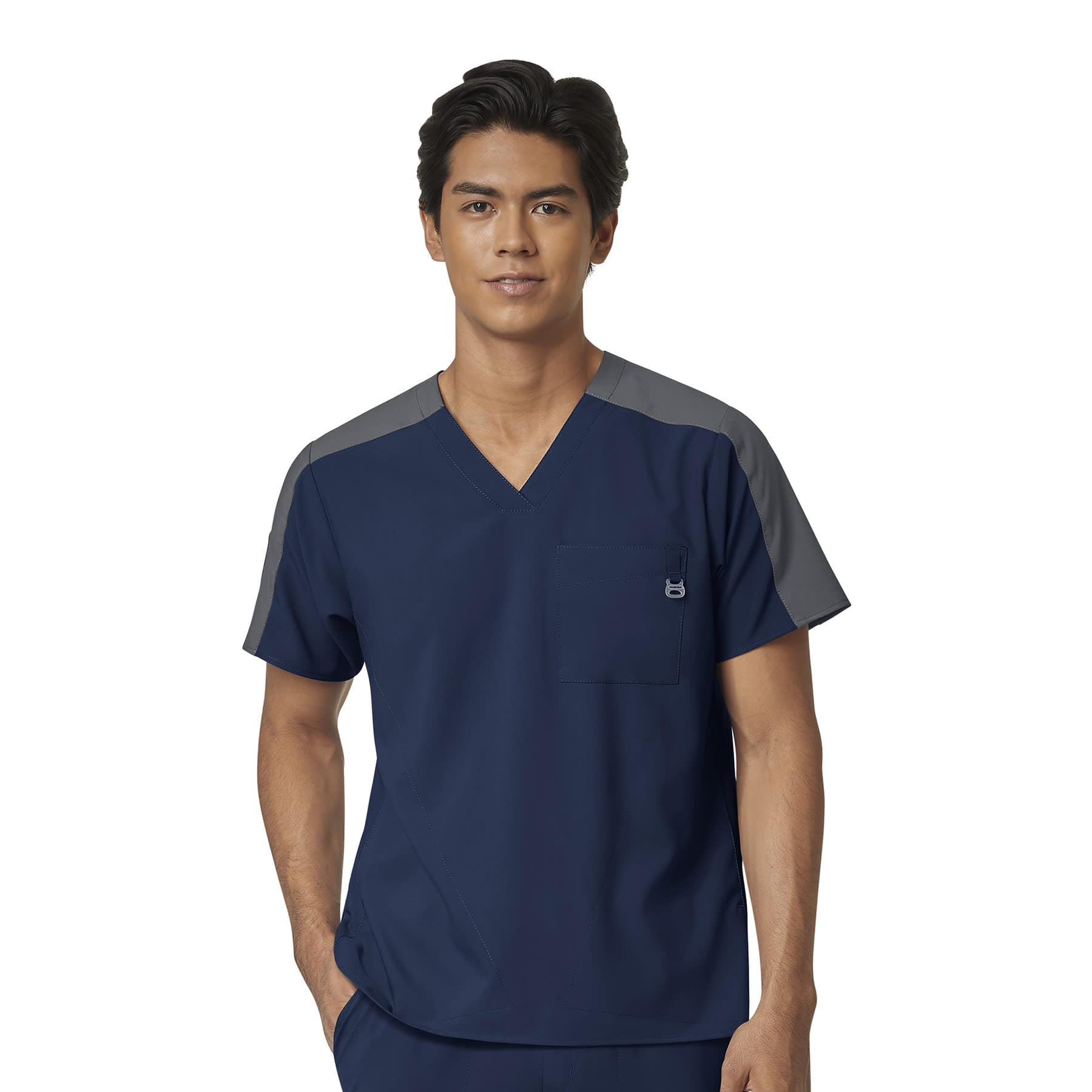 Wink Men's Men's Colorblock Scrub Top