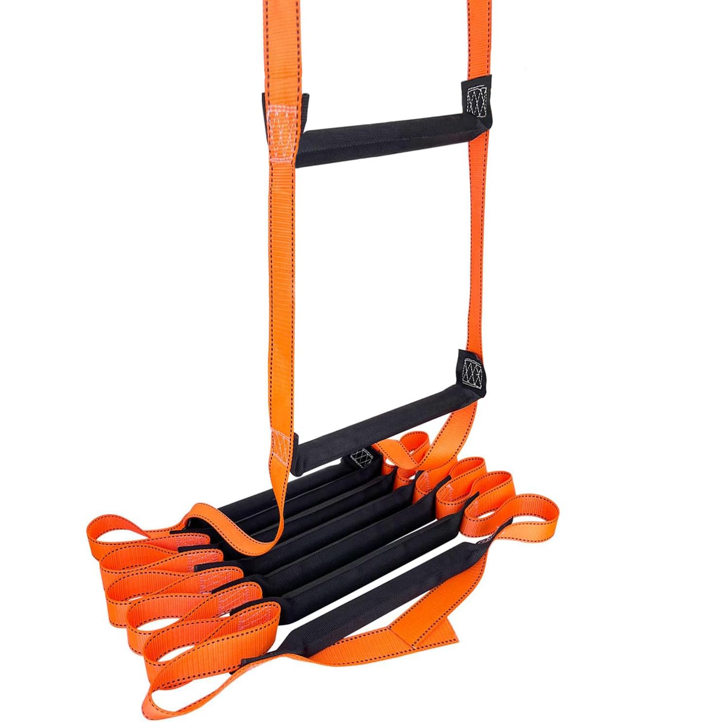 Reusable Fire Escape Ladder 2 Story 16ft - Rope Ladder For Adult Flame Resistant Safety Rope Ladder Attachment Quick Set Easy Use Weight Capacity 2000lb Em - View #4