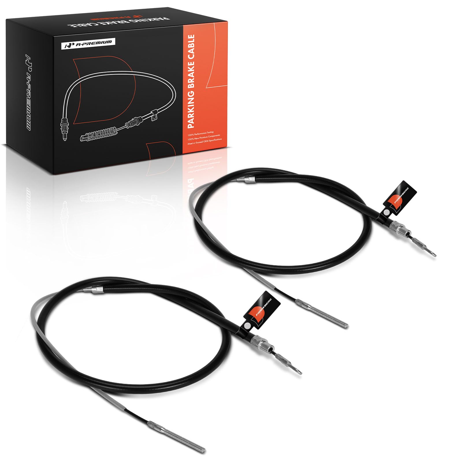 Frankberg 2x Handbremsseil Seilzug Hinten Links Rechts Kompatibel mit 3er Cabriolet E36 3er E36 3er Touring E36 3er Coupe E36 Replace# C95046