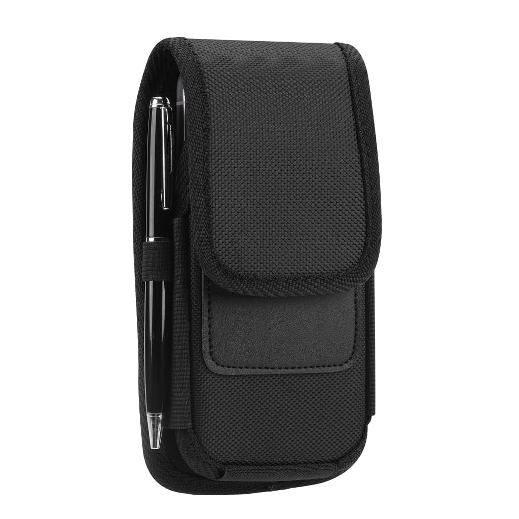 GMBYLBY Phone Holsters Nylon Cell Phones Pouches Belt Holder Carrying Case With Clip