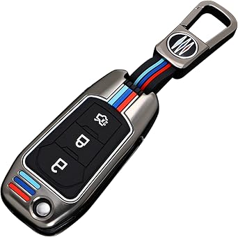 Metal Key Fob Cover for Ford Car Key Shell Focus MK2 MK3 MK4 Ecosport Mondeo Kuga 2/3 Buttons