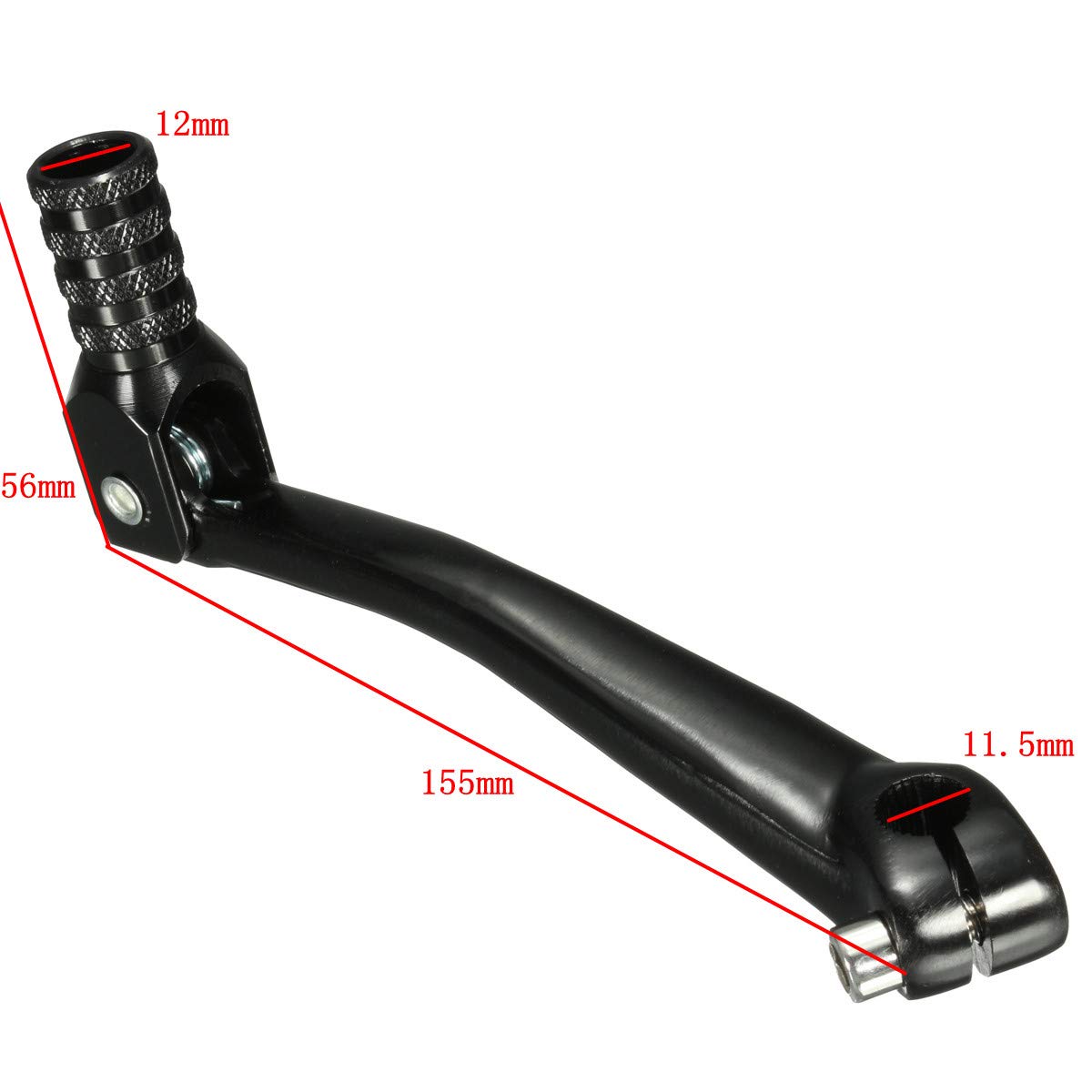 Cnc Plegable Palanca De Cambios De Engranajes 4 Tiempos 50Cc 90Cc 110Cc 125Cc Pit Dirt Monkey Bike - Negro