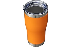 HASLE OUTFITTERS 20 oz Orange Vacuum Insulated Tumbler