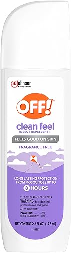 Miniatura 9 de OFF! Clean Feel - Repelente de insectos con 20% de picaridina, protección de larga duración sin DEET contra mosquitos, control de plagas sin