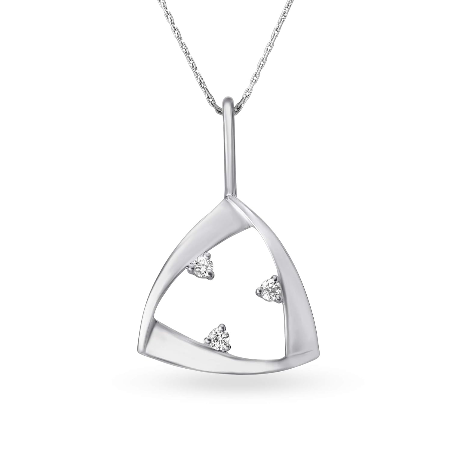 Tanishq white gold pendant Clearance