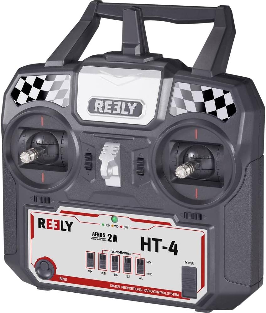 Reely Fernsteuerung Gt2 Evo 2 4 Ghz Reely HT-4 Hand-Fernsteuerung 2,4 GHz Anzahl Kanäle: 4 inkl. Empfänger
