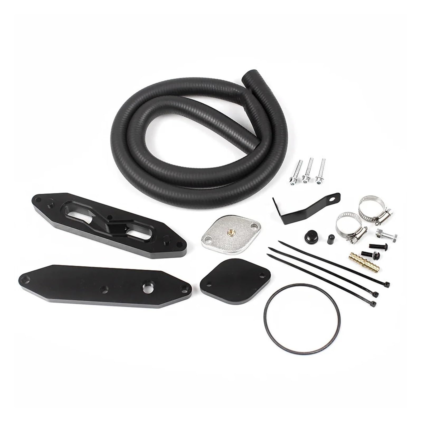 EGR Valve Coolant Cooler Kit Set for for F250 for F350 2011-2019 6.7L Powerstroke Diesel Black EGR Valve Exaust Gas Recirculation Valve