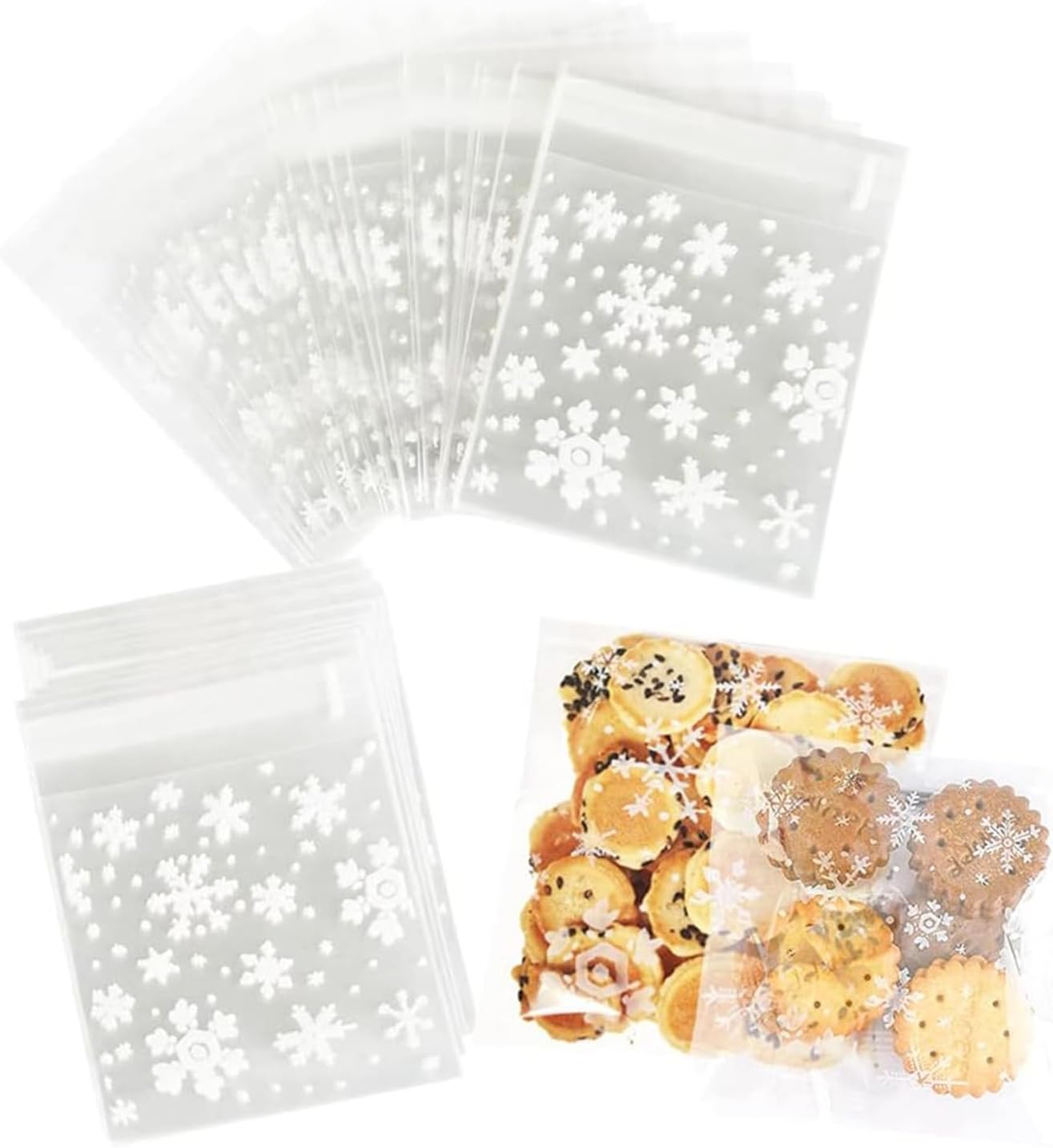 Scrapbook Storage 40Pieces Clear Stamp And Dies Storage Bags,Plastic Scrapbooking Storage Bags 7.5x5.5inch Die Storage Pockets Resealable Plastic Envelopes