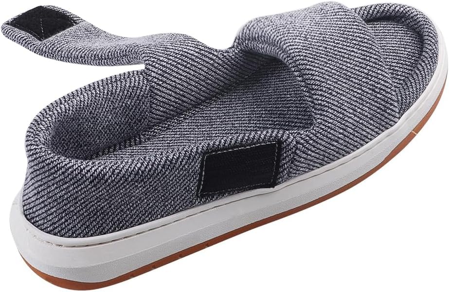 Diabetic Sandals for Women Men Open Toe Diabetic Slippers Extra Wide Swollen Slippers Non Slip Adjustable Diabetics Shoe Edema Feet House Shoes Post-op Elderly Shoes Pregnant Women Slipper3