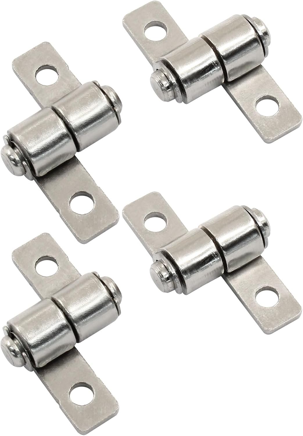 Unlorspy 2 Sets 0.3Nm 360° Torque Friction Hinges - Carbon Steel for Cabinets, Laptops, Boxes & Equipment Doors