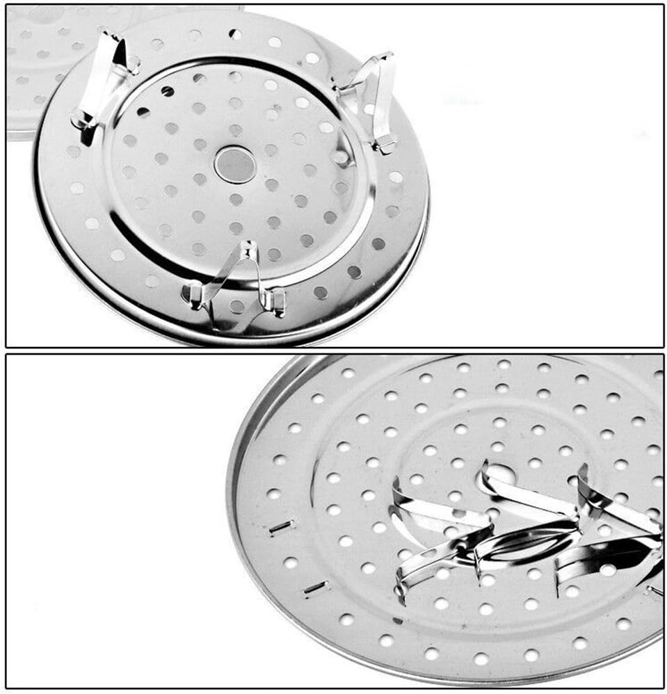 Onwon Cooking Round Stainless Steel 8.5 Inch Diameter Steaming Rack w Stand