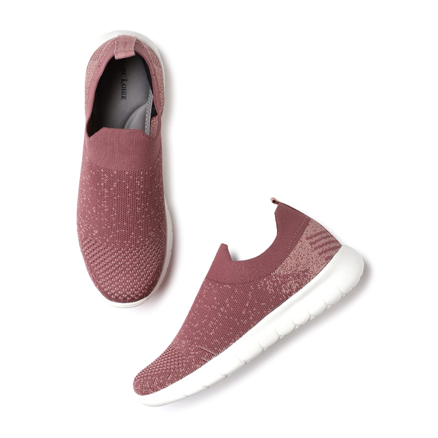 Marc Loire Women’s Lightweight Athleisure Slip-on Sneakers, Casual Athletics Sports Shoes for Walking (Purple, Numeric_3) (B0C5DRQ1Q1) Amazon Price History, Amazon Price Tracker