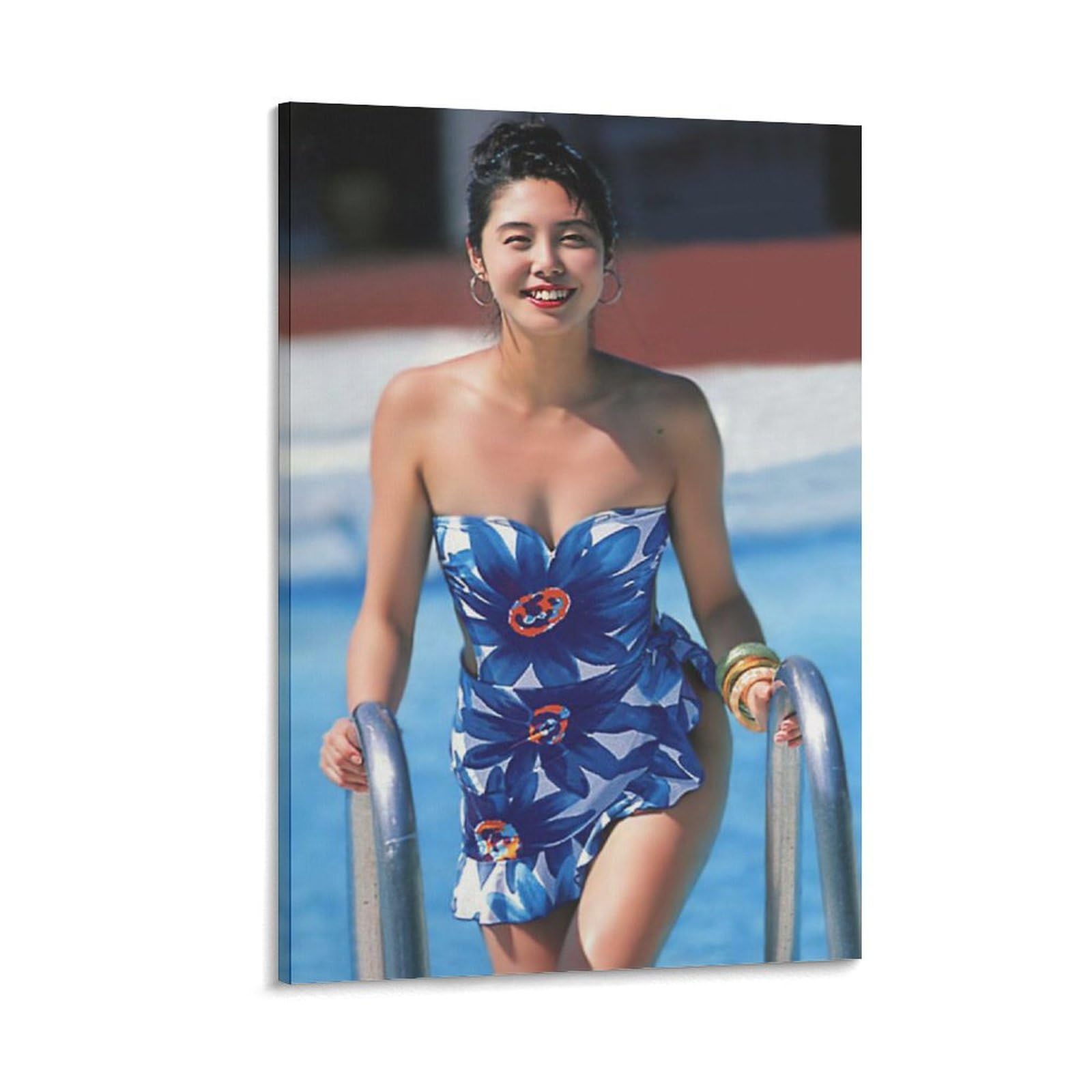 Amazon.co.jp: 松嶋菜々子水着セクシー写真ポスター壁飾り キャンバス