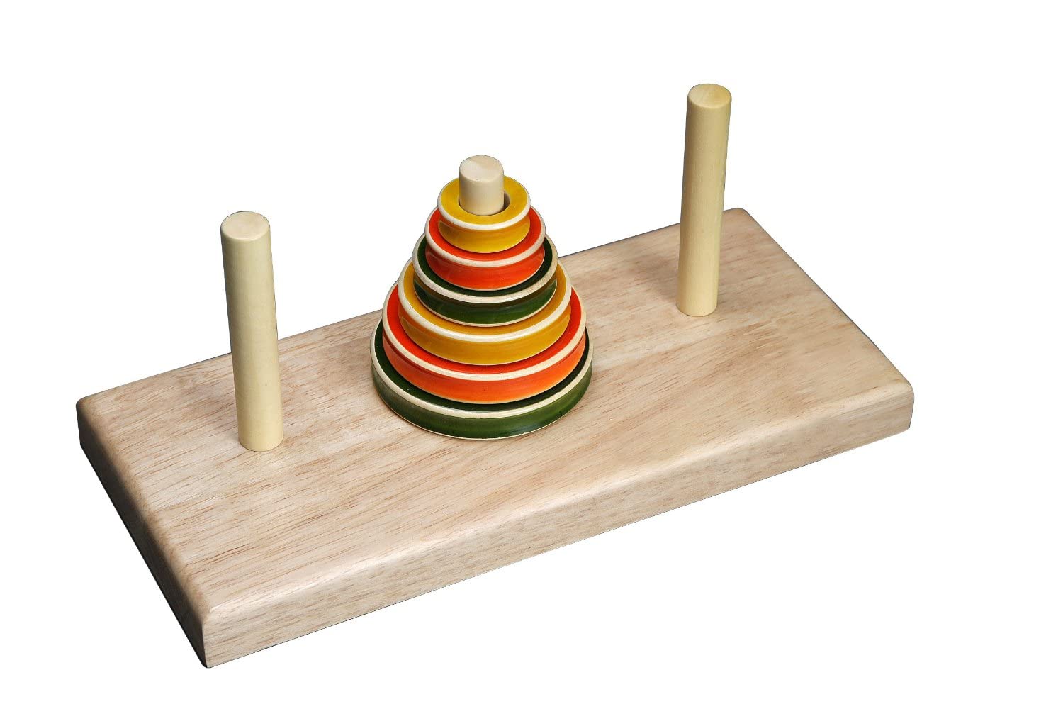FAIRCRAFTCREATIONS Handcrafted Wooden : Tower of Hanoi (Edge) | Handcrafted Wooden Puzzle (B0B2DFYFPQ) Amazon Price History, Amazon Price Tracker