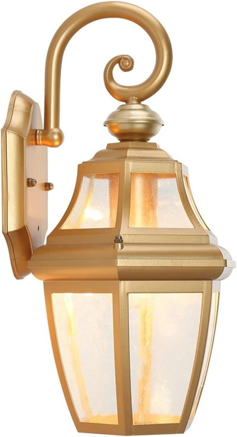 JKJZSALJ European Wall Light Traditional Victorian Antique Aluminum Bronze Brass Wall Lamp Background Lamp Garden Balcony Corridor Corridor Wall Lamp,Chandelier