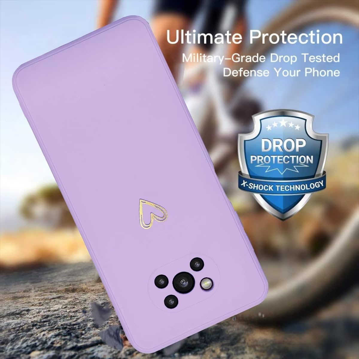 Kaywzo Handyhülle Für Xiaomi Poco X3 / X3 Pro / X3 NFC – Transparent Mit Blumenmuster, TPU-Silikon, Stoßfest