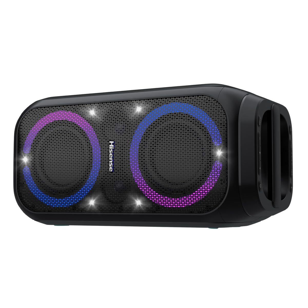Hisense Party Rocket Bluetooth Speaker 160W (Max Power) | Woofer integrato,Modalita' Karaoke, ingresso AUX, USB
