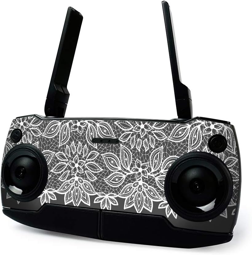 MightySkins Skin for DJI Mavic Mini Portable Drone Quadcopter - Floral Lace | Protective, Durable, and Unique Vinyl Decal wrap cover | Easy To Apply, Remove, and Change Styles | Made in the USA (DJMAVMIN-Floral Lace)