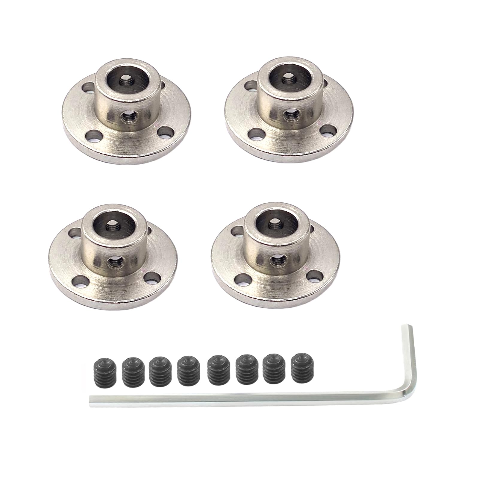 Rigid Flange Couplings - 6 Pcs for DIY Motors -10 Rigid Flange Couplings - 6 Pcs for DIY Motors -10