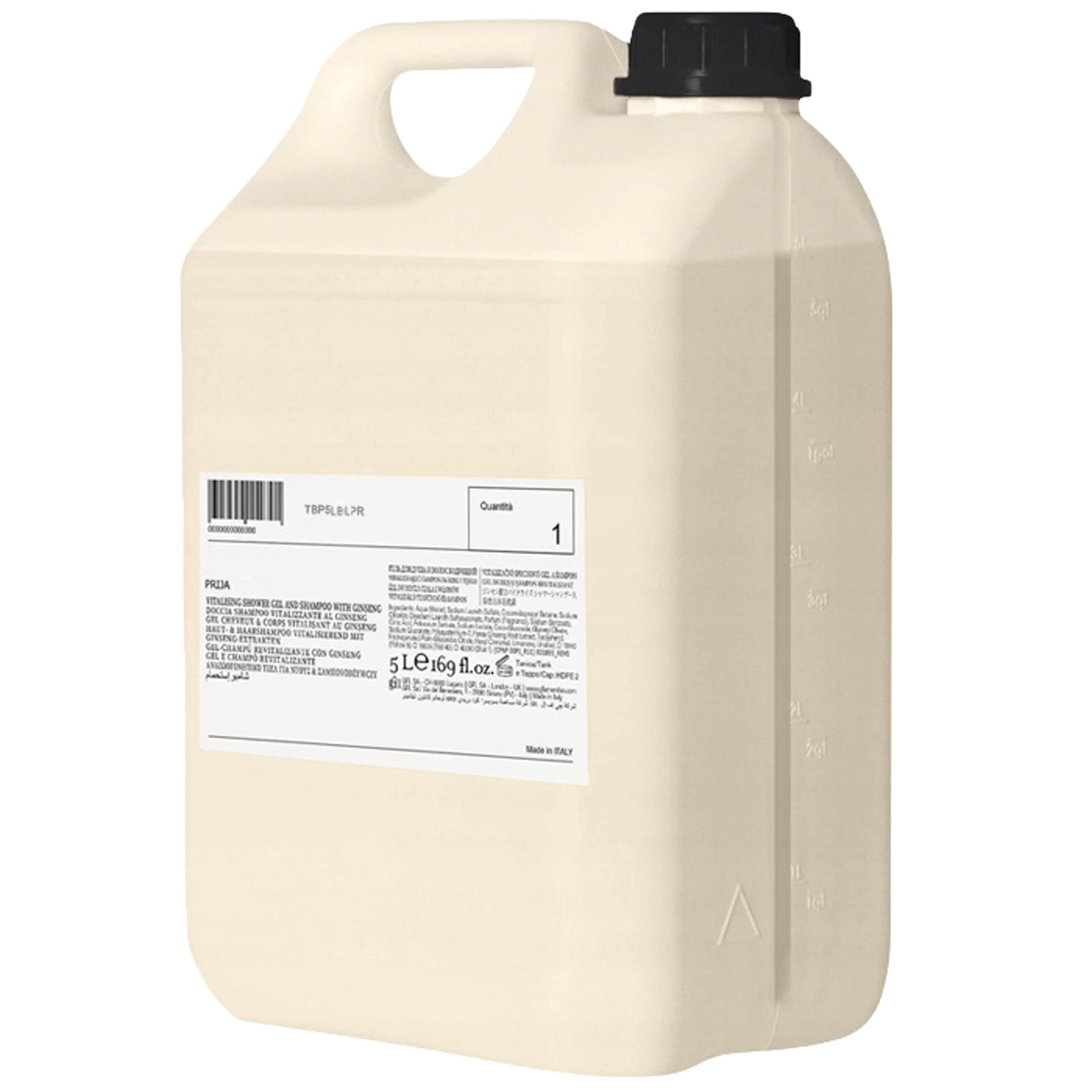 PRIJA Crema idratante per mani e corpo con vitamina E, 5 l