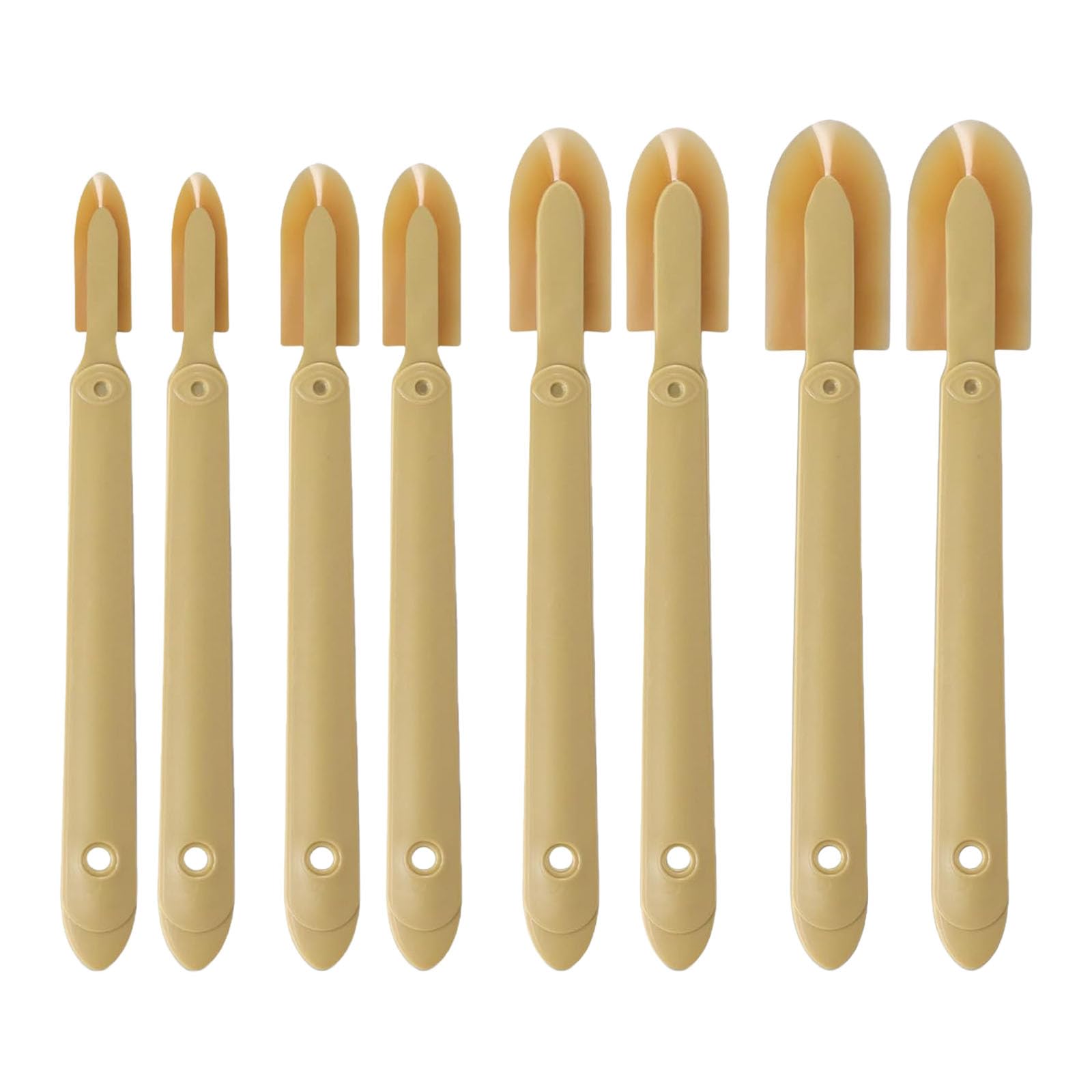 of 8 Flexible Silicone Tools for Efficient and Smooth Application Easy Cleaning Set