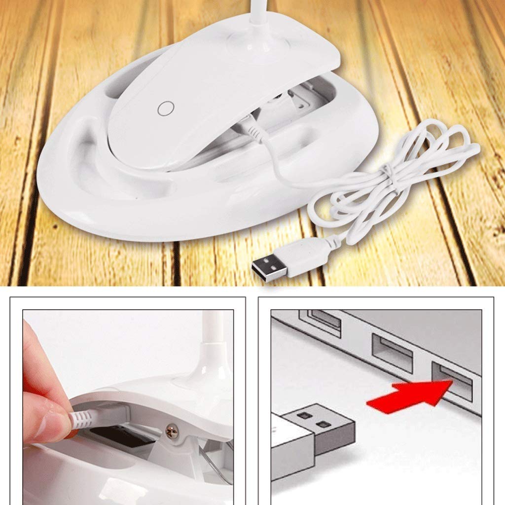 Lente D'Ingrandimento Da Tavolo Con Clip Ricarica Usb Con Luci A Led Alta Lettura Per Ufficio Per Studenti Per Bambini Anziani Lampada Per Telefono Cellulare Per Riparazione Di Pulizia Elettronica