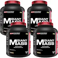 Kit 4x Giant Mass 3kg - Bodybuilders Sabor Chocolate