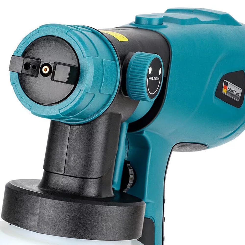 Pulverizador eléctrico inalámbrico con 3 modos de pulverización, 2 baterías de 48 V y depósito de 800 ml, aerógrafo para pintar pistola pulverizadora