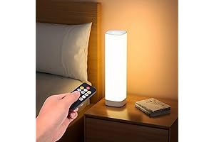 Semlos Table Lamp with Remote Control: Illuminate Your Space with Convenience
