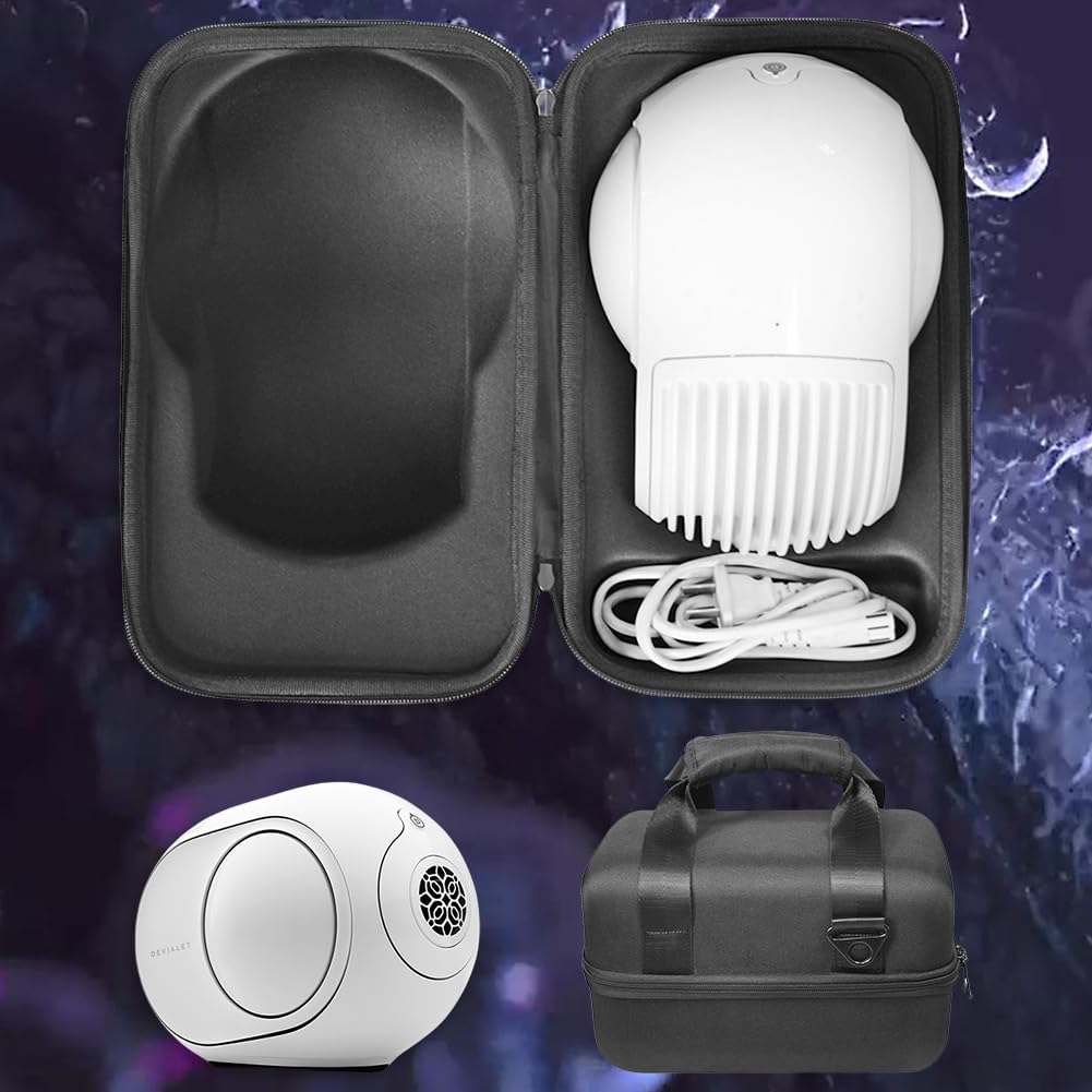 Custodia Protettiva Borsa Doppia Cerniera Borsa da Viaggio Protettiva Borsa da Trasporto Custodia Rigida Antiurto con Tracolla for Devialet Phantom II 95/98dB Altoparlante Wireless