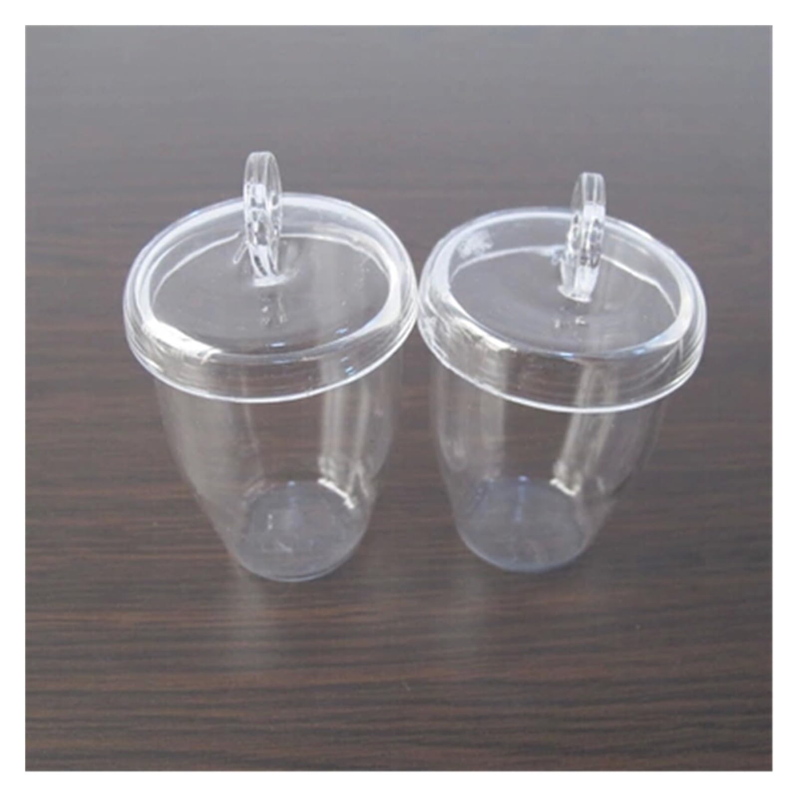 Run Ken Crisoles De Cuarzo De Fusión Transparente De 5 Ml Con Tapa