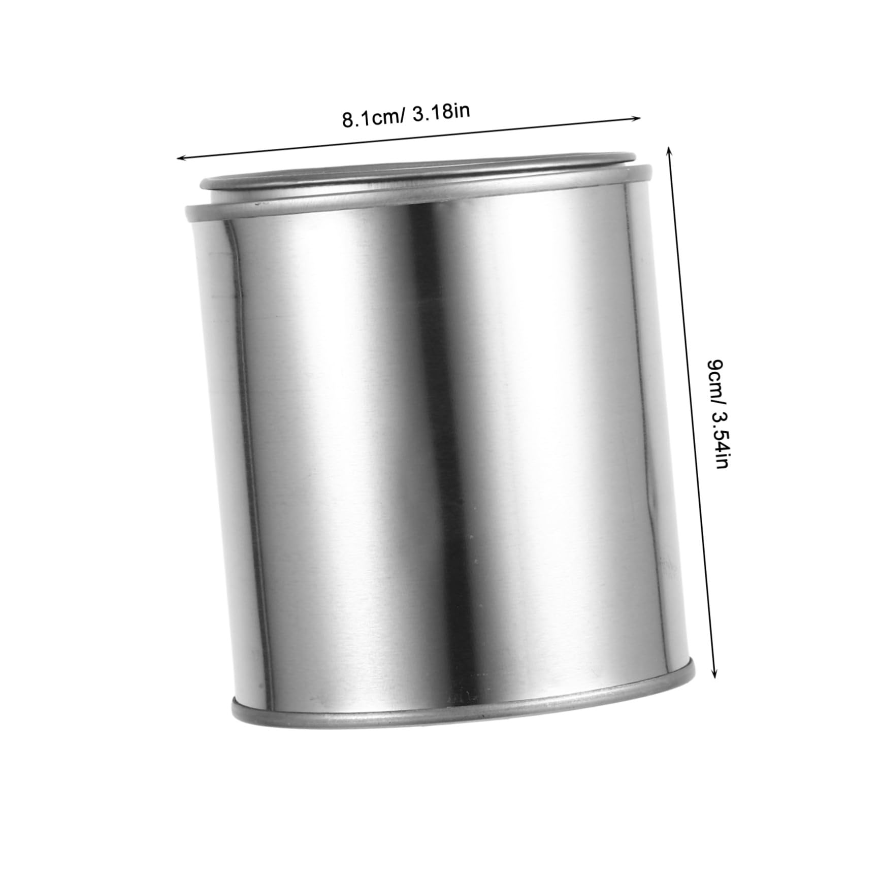 12 Cubos de Pintura Vacíos de Hierro con Diseño Grueso y Buen Sellado, Capacidad 0.4l, Color Plata, Ideales para Laboratorio y Almacenamiento