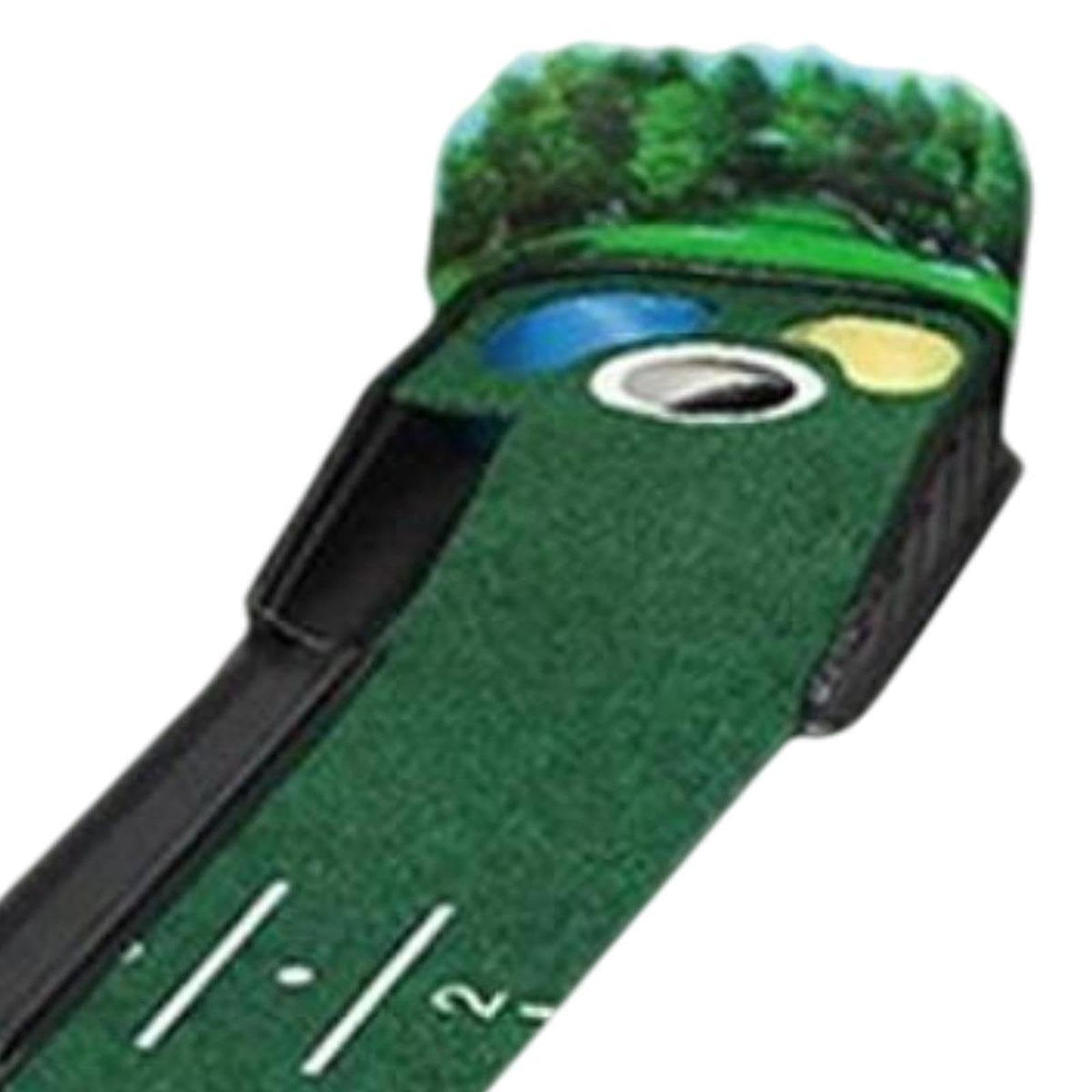 Golf Putting Mat Compacto y Fácil de Montar Tapete para Mejorar el Putting con Función de Base Duradera y Diseño Realista Manta de