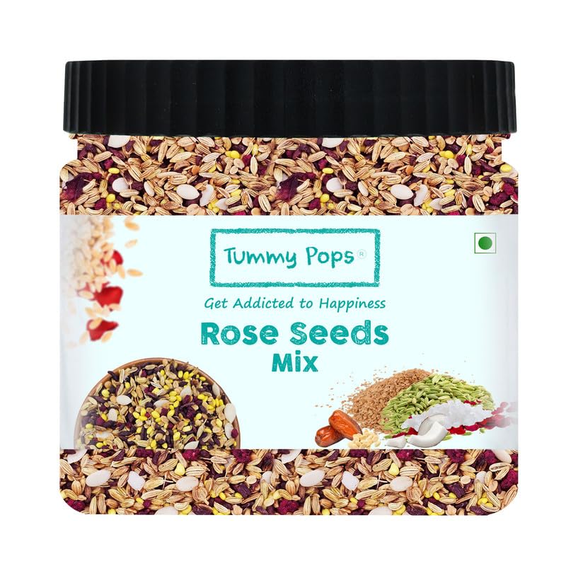 Image of Tummy Pops - Rose Seeds Mix | Traditional & Aromatic Mouth Freshener | 350gm Pack