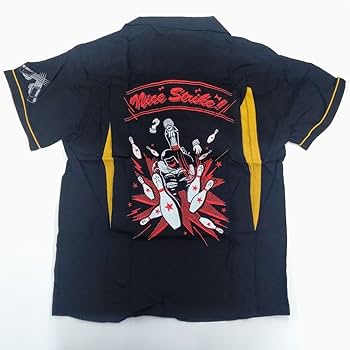 キン肉マン ウォーズマン ボウリングシャツ XXL ブラック KMAW-052 キン肉マン ウォーズマン ボウリングシャツ XXL ブラック KMAW-052