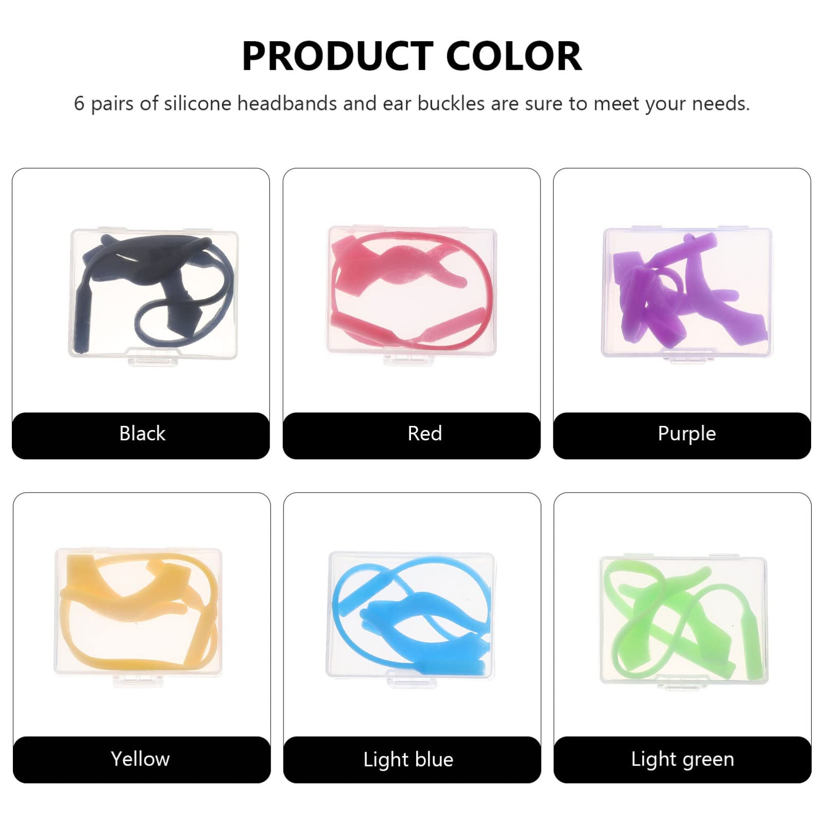 Lot De 30 Cordons De Retenue Pratiques En Silicone Pour Lunettes De Soleil Et Lunettes De Soleil