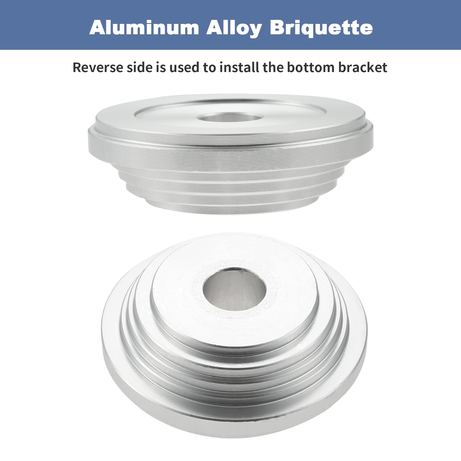Outil De Pressage Pour Jeu De Direction Vélo Zyluniy - Extracteur De Cuvette, Pour Montage/Démontage Des Roulements - Aluminium Et Acier, Bleu