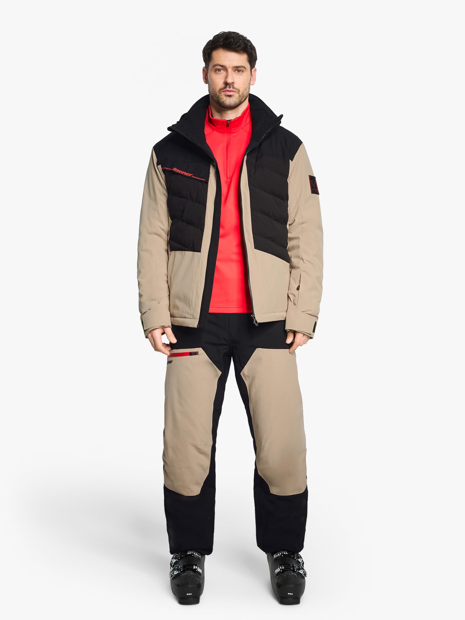 Ziener Herren Tidal-z Ski-Jacke Snowboard-Jacke atmungsaktiv wasserdicht
