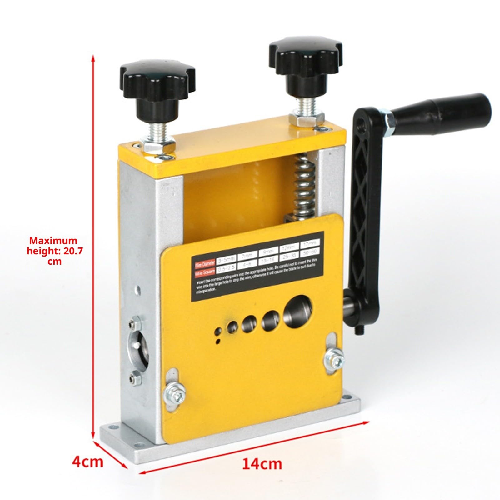 Outil de dénudage sûr avec pince à dénuder électrique manuelle automatique multi-trous pour différents fils - Efficace - Portable - Efficace - Machine à dénuder électrique manuelle automatique