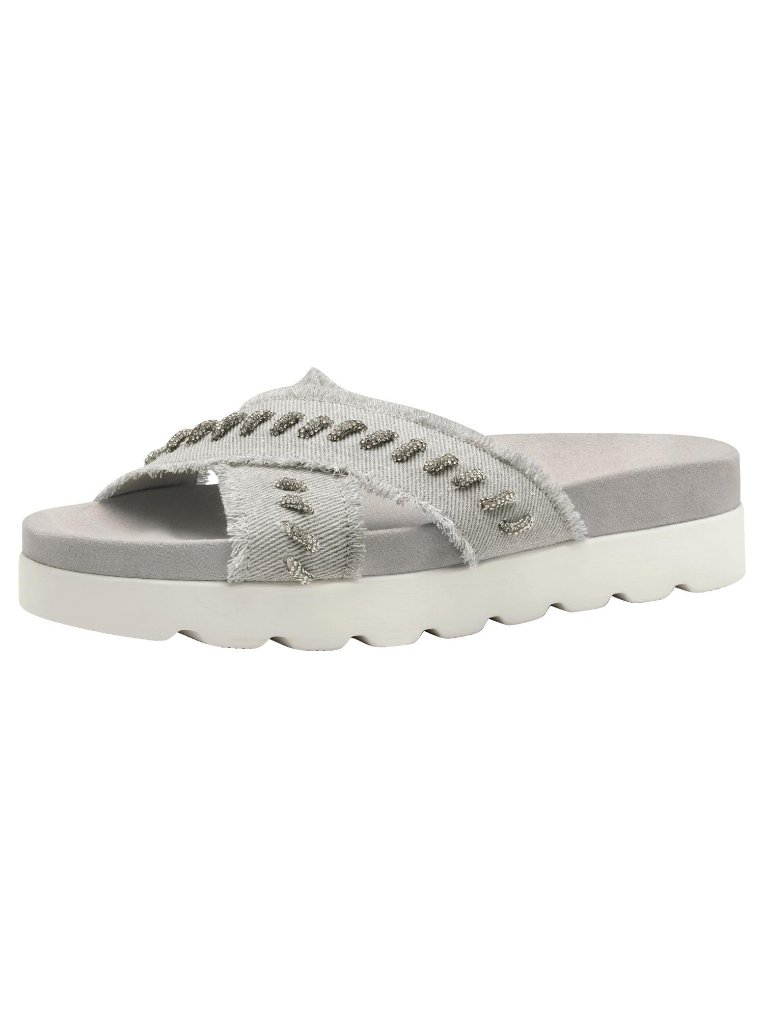 Tamaris Women's 1-27413-44 Mule, Gray, 6.5 UK