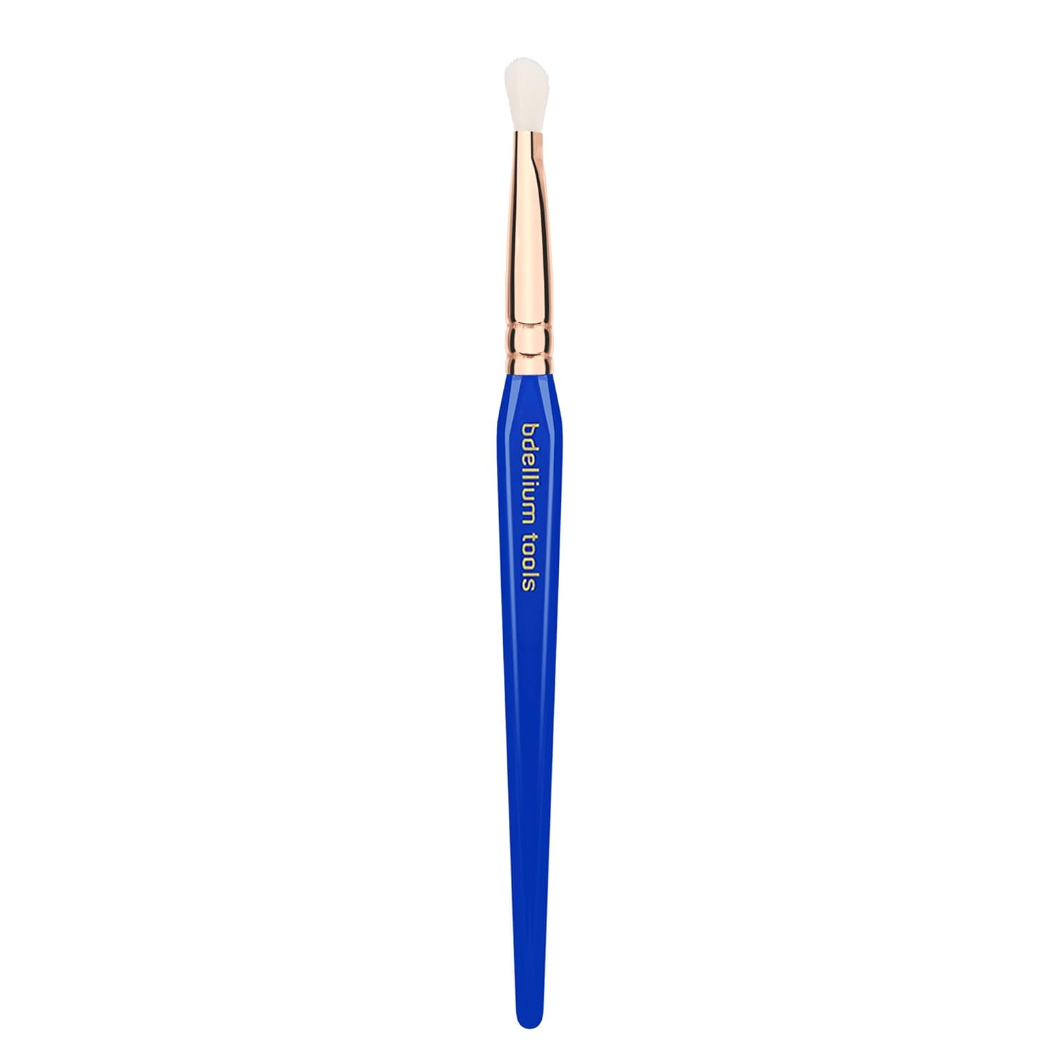 Bdellium Tools Professional Makeup Brush - Golden Triangle 765 Small Angled Shader - With All Vegan and Soft Synthetic Fibers, For Flawless, Professional Eye Shadow Application (Blue, 1pc) - Image 3