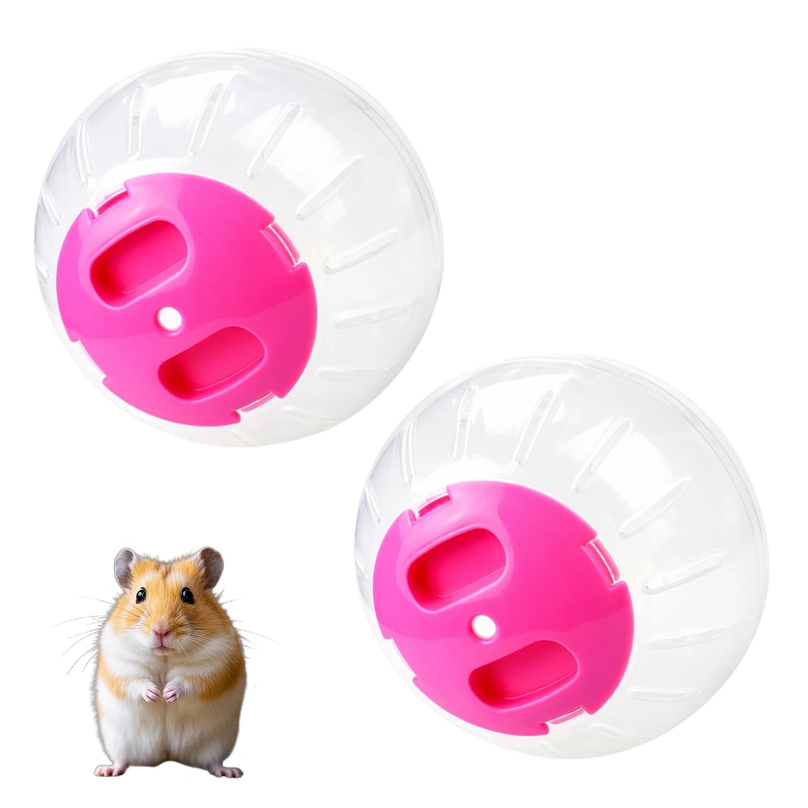 Hamster Ball, 2-Pack Hamster Balls for Syrian Hamsters