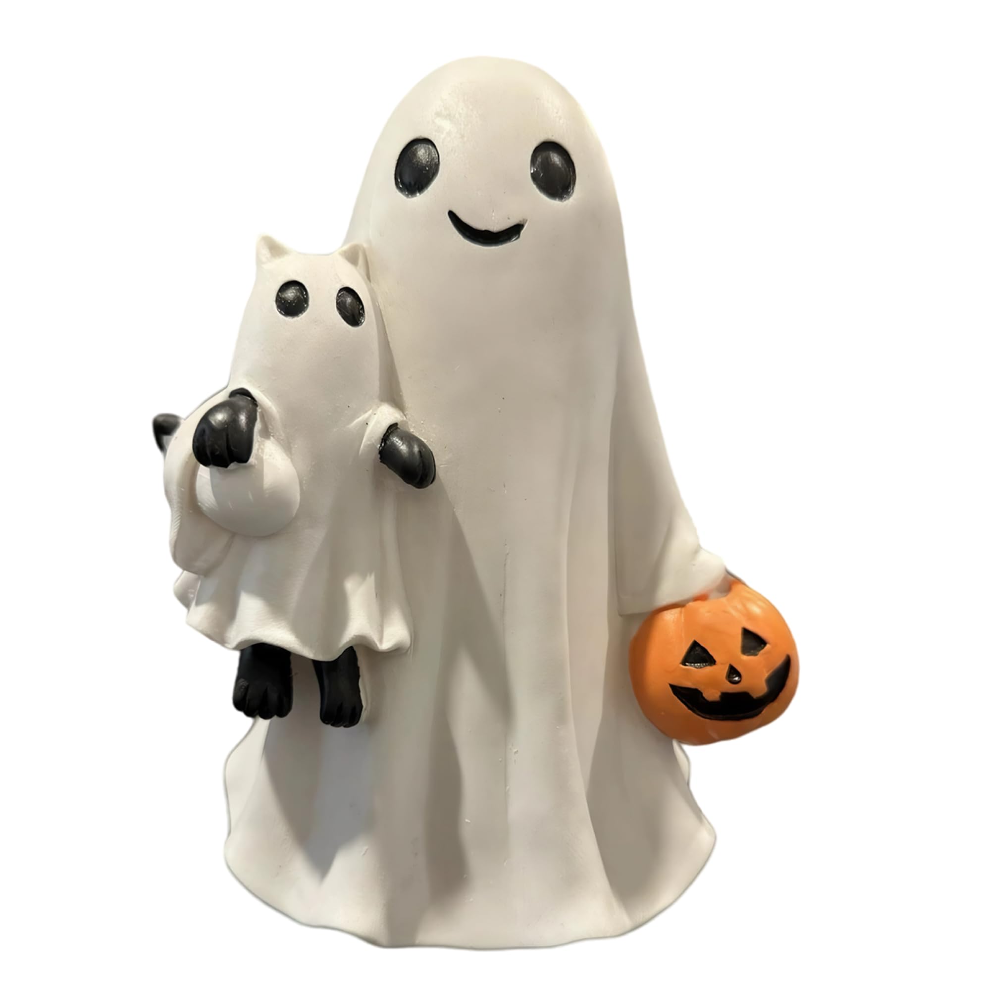 Figurine fantôme stable de 15cm pour en finir avec la déco d'Halloween encombrante
