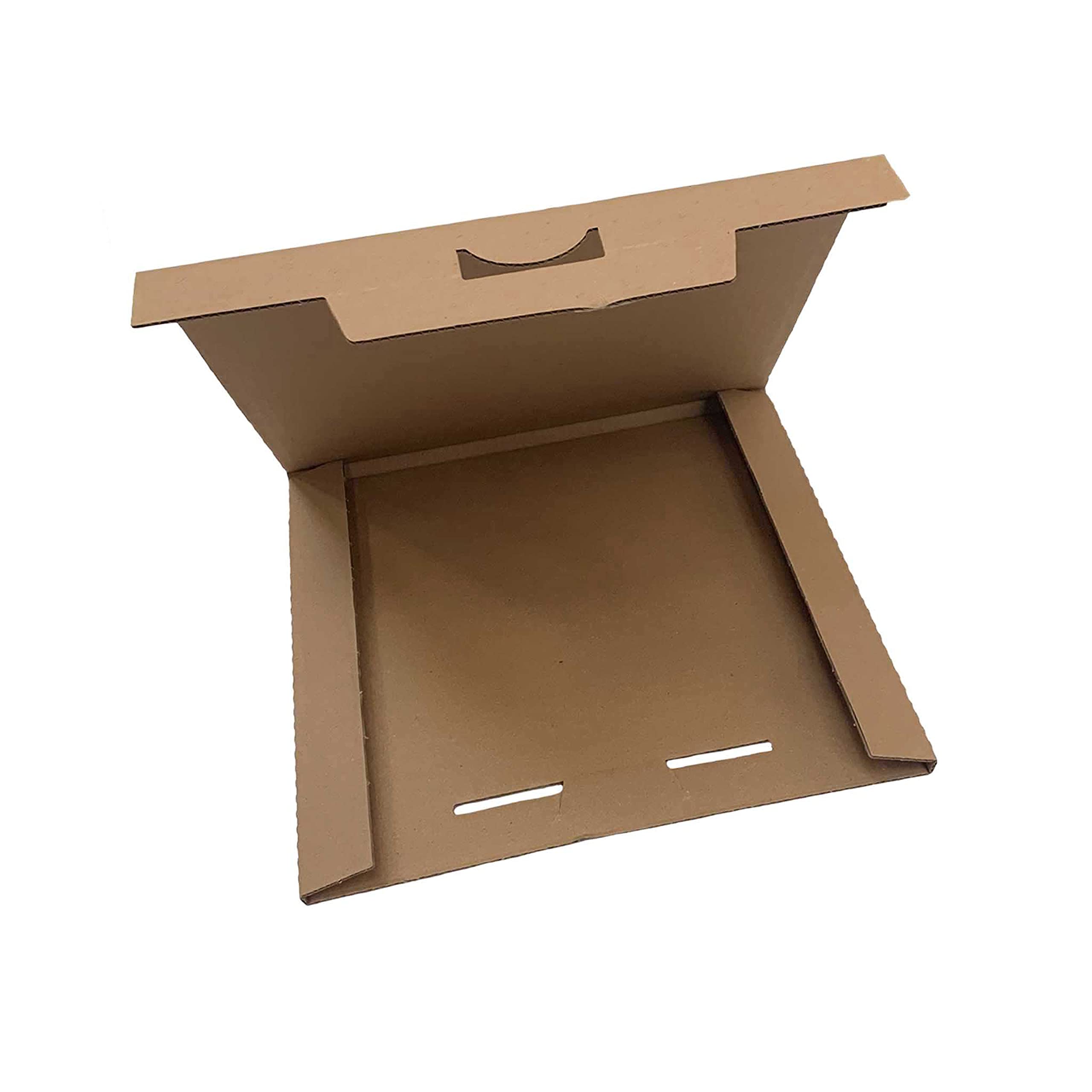 Jeco - Lot de 10 boites postales carton extra plates 320 x 320 x 10mm pour disque vinyle 33 tours étuis emballage expédition