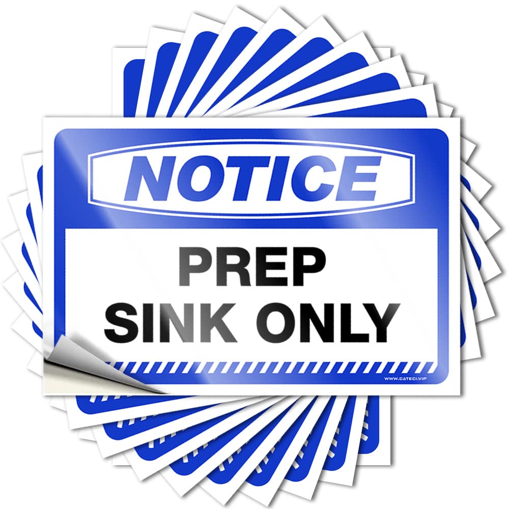 Decal Scented Pool Stuff Waterproof - Notice Prep Sink Only Reusable Self Adhesive Decal for Surf Use(6X9CM)