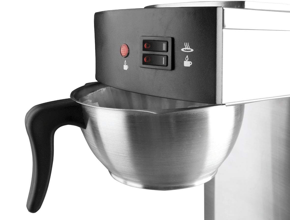 Lacor 69272 - Cafetera Eletrica Con 2 Jarras 2100w 1, 8Litros - Gris | Para un café intenso en casa; con 1,8 L de capacidad, ideal para cocina profesional y uso diario en casa, versátil y duradero