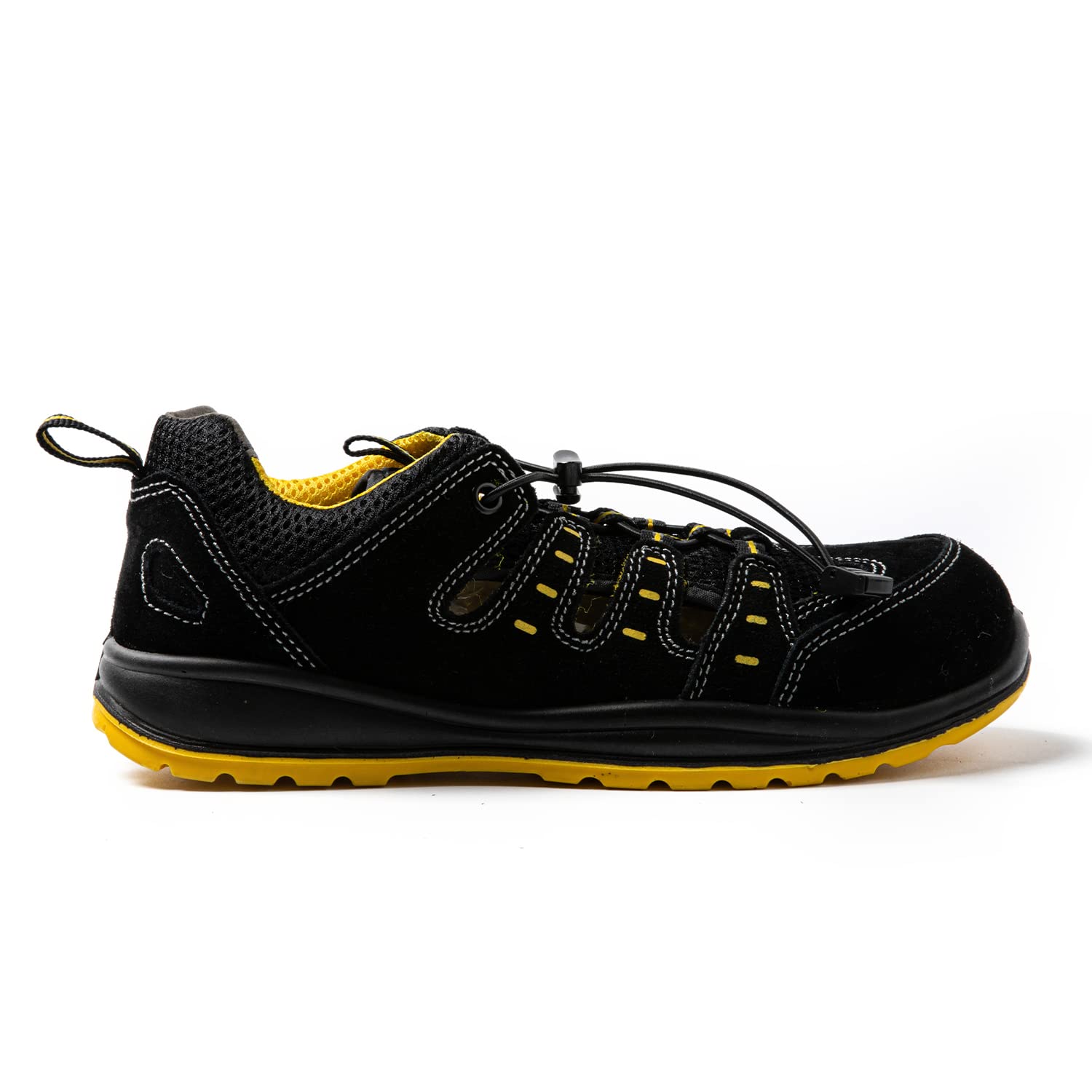 JOMIX buty antyfortunistyczne męskie letnie buty robocze damskie letnie S1 SRC, Czarny, 38 EU