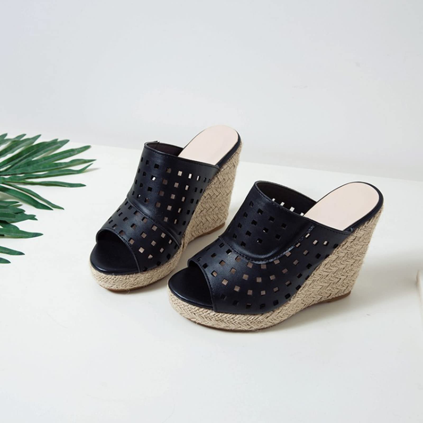 Generico Sandales Femme éTé Confortables LéGèRes AntidéRapantes Semelle Souple Respirantes Chaussures Femme éTé éLéGantes Mules OrthopéDiques Pieds Larges Ville Plage