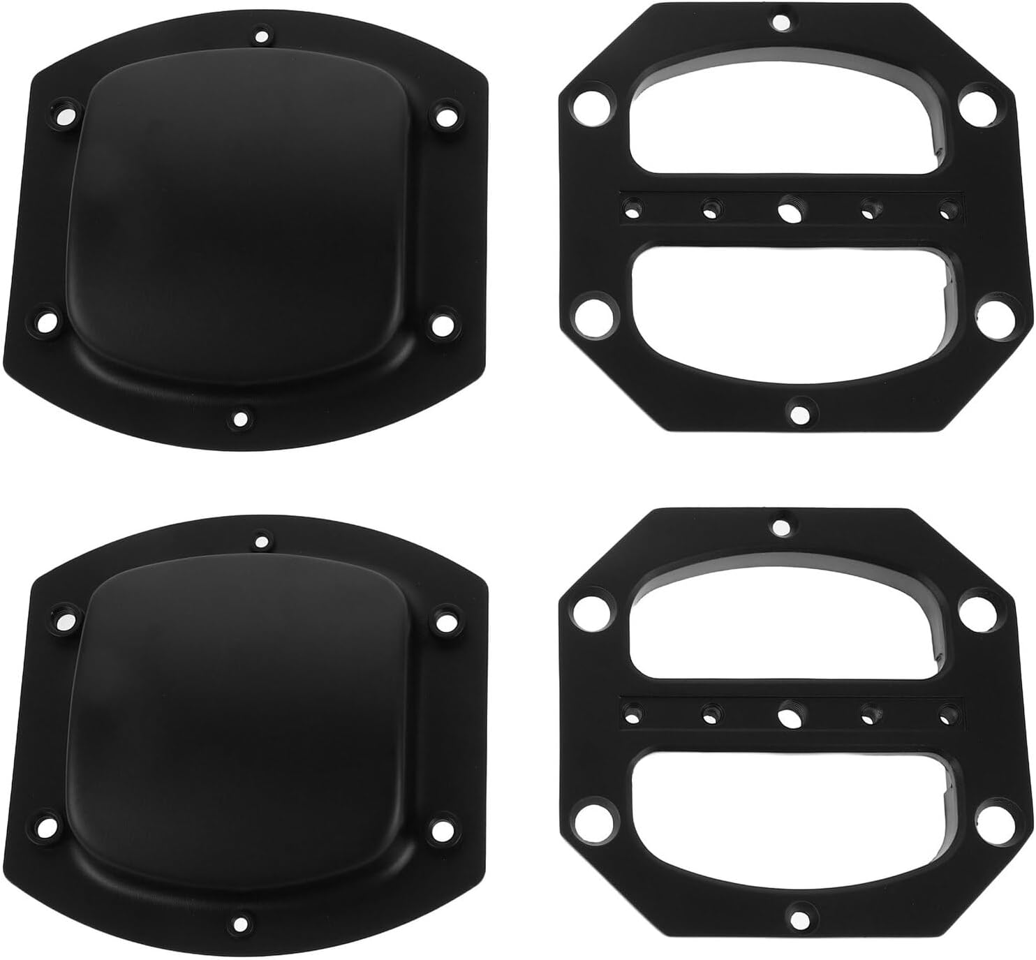 2pcs Recessed Speaker Handles Metal Portable Pull Handles for Stage Audio Equipment Replacement Speaker Cabinet Hardware Side Mount Accessories